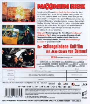 Maximum Risk - Nahe der Wahrheit lebt der Tod. - (Uncut) - Einzel-DVD - Neu & OVP